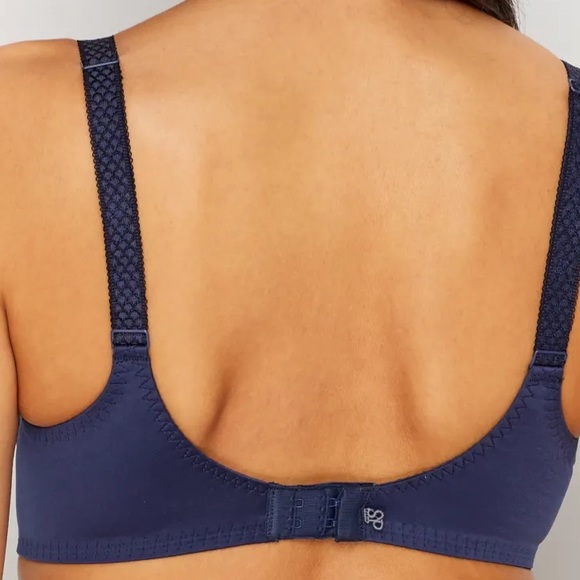 NWT Simone Dark Navy Caresse Bra - Picture 2 of 2